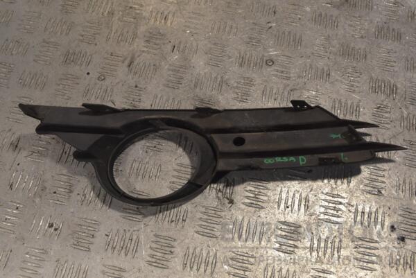 Накладка бампера под птф левая -10 Opel Corsa (D) 2006-2014 13211478 211515 - 2