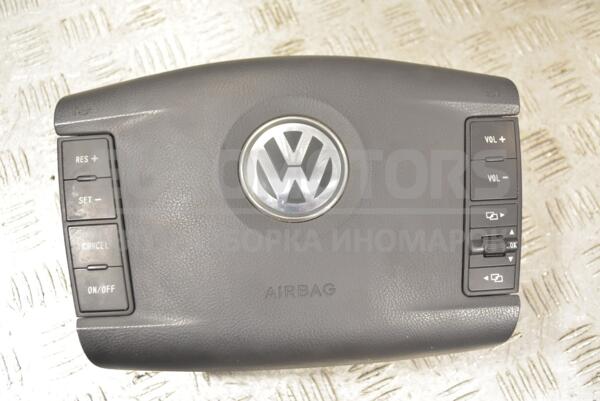 Подушка безопасности руль Airbag VW Touareg 2002-2010 7L6880201DA 213501 - 1