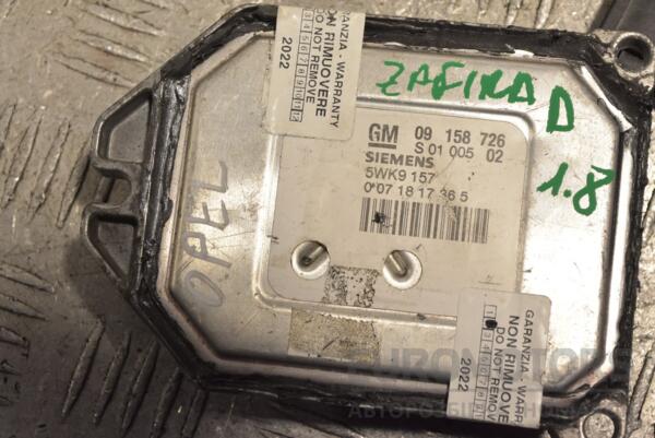 Блок управління двигуном комплект Opel Zafira 1.8 16V (A) 1999-2005 09158726 213665 - 2