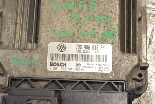 Блок управления двигателя VW Golf 2.0tdi (V) 2003-2008 03G906016FM 215140 - 2