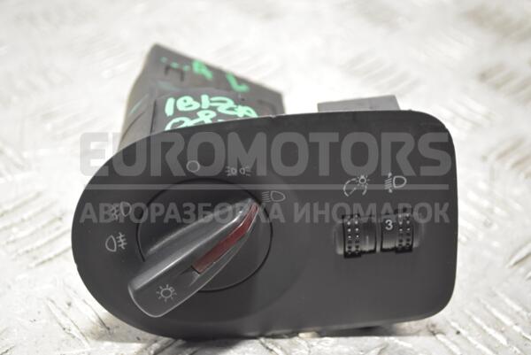 Кнопка коректора фар і підсвічування панелі приладів Seat Ibiza 2008 6J0919094 215841-01 - 1