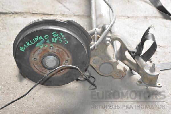 Балка задня в зборі під барабани без ABS Citroen Berlingo 1996-2008 217151 - 3
