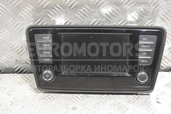 Дисплей магнитолы Skoda Octavia (A7) 2013 5E0919605J 217889 euromotors.com.ua