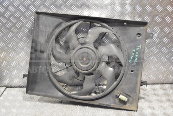 Вентилятор радиатора 7 лопастей в сборе с диффузором Hyundai Tucson 2.0crdi 2004-2009 218916 - 1