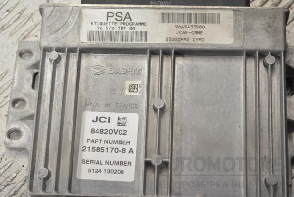 Блок управління двигуном комплект Citroen C3 1.4 8V 2002-2009 9657018180 219003 - 2