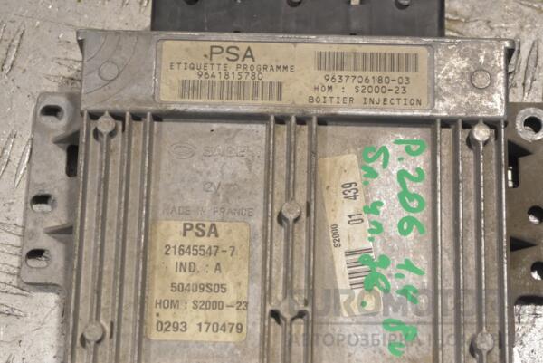 Блок управления двигателем Peugeot 206 1.4 8V 1998-2012 9641815780 219454 - 2