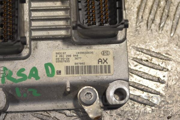 Блок керування двигуном Opel Corsa 1.2 16V (D) 2006-2014 55557933 219589 - 2