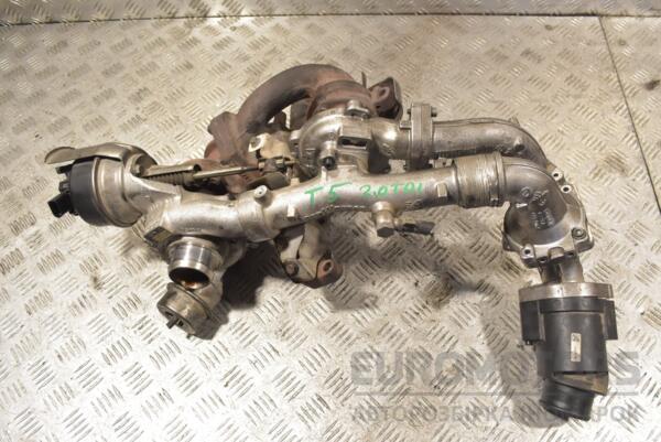 Турбина (bi-turbo) (дефект) VW Transporter 2.0tdi (T5) 2003-2015 03L145715D 233623 - 5