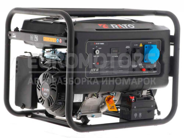 Генератор бензиновый 6 кВт на колесах Новый RATO R6000 1111 R6000D GN-01 - 1