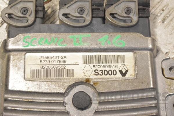 Блок управления двигателем Renault Scenic 1.6 16V (II) 2003-2009 8200509516 236798 - 2