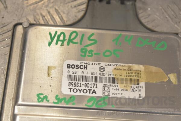 Блок управления двигателем Toyota Yaris 1.4 D-4D 1999-2005 0281011651 237098 - 2