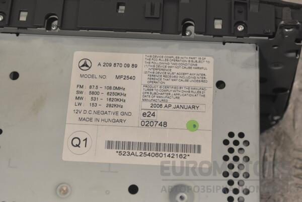 Магнитола штатная Mercedes CLK (W209) 2002-2009 A2098700989 238104 - 3