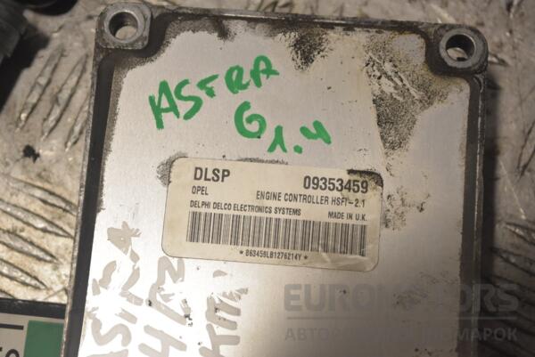Блок управління двигуном комплект Opel Astra 1.4 16V (G) 1998-2005 09353459 251608 - 2