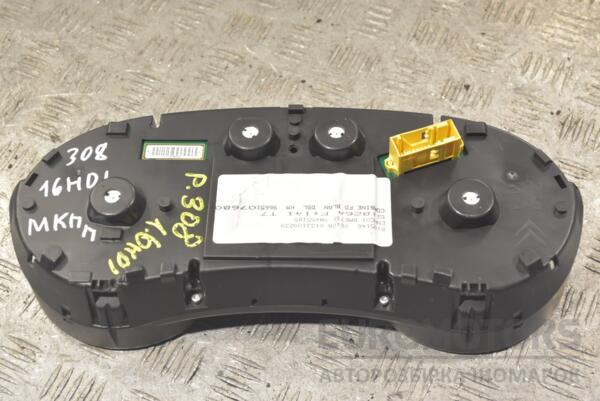 Панель приборов Peugeot 308 1.6hdi 2007-2015 9665107680 253368 - 2