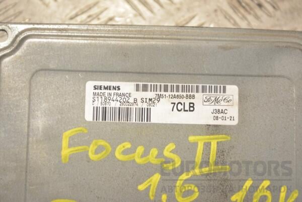 Блок управления двигателем Ford Focus 1.6 16V (II) 2004-2011 7M5112A650BBB 253749 - 2