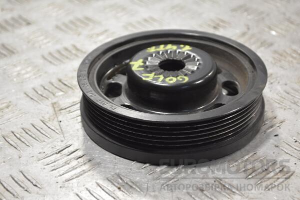 Шкив коленвала демпферный 6 ручейков VW Golf 1.4TFSI (tGi) (VII) 2012-2020 04E105243E 254206 - 2
