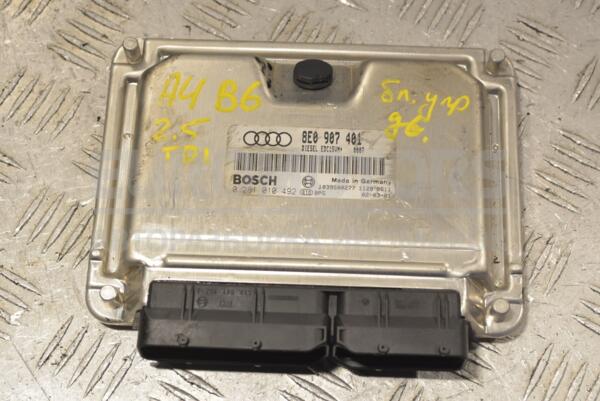 Блок керування двигуном Audi A4 2.5tdi (B6) 2000-2004 8E0907401 255181 - 1