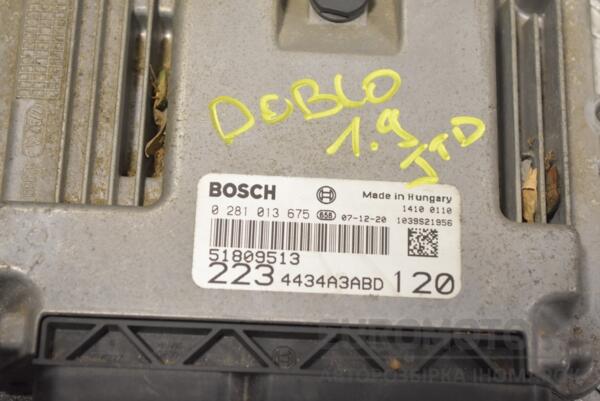 Блок управления двигателем комплект Fiat Doblo 1.9jtd 2000-2009 51809513 255222 - 2
