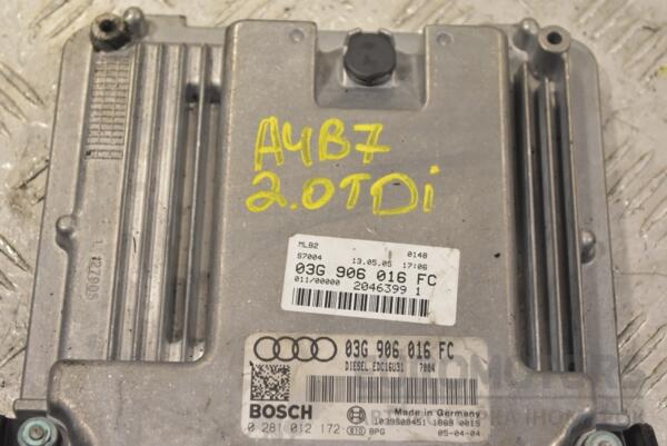 Блок керування двигуном Audi A4 2.0tdi (B7) 2004-2007 03G906016FC 255449 - 2