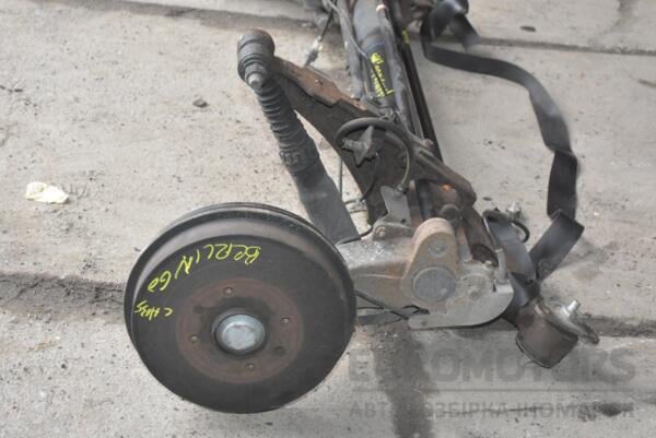 Балка задня в зборі під барабани з ABS Citroen Berlingo 1996-2008 258539 - 3