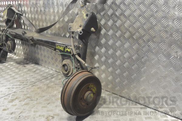 Балка задня в зборі під барабани з ABS Renault Logan 2005-2014 430004469R 258555 - 3