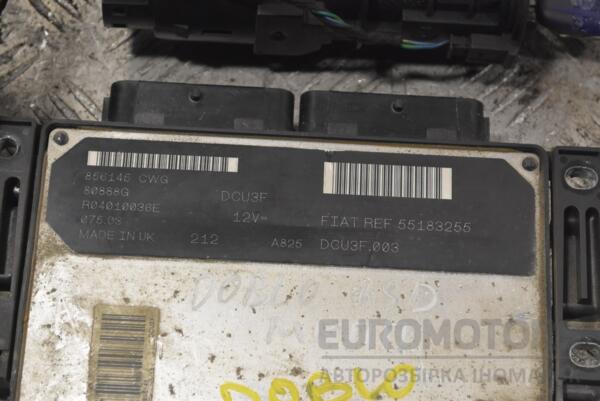 Блок управління двигуном комплект Fiat Doblo 1.9D 2000-2009 55183255 258701 - 2
