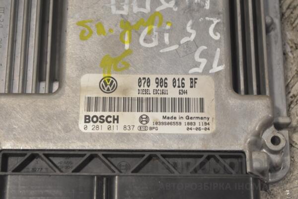 Блок управления двигателем VW Transporter 2.5tdi (T5) 2003-2015 070906016BF 258928 - 2