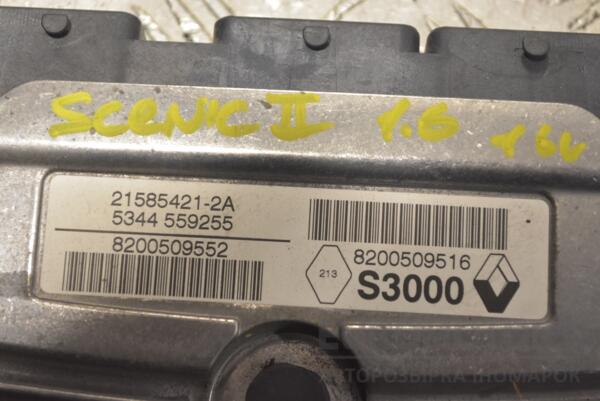 Блок керування двигуном Renault Scenic 1.6 16V (II) 2003-2009 8200509516 259373 - 2