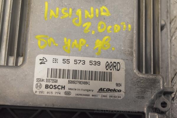 Блок управления двигателем Opel Insignia 2.0cdti 2008-2017 0281015774 259416 - 2