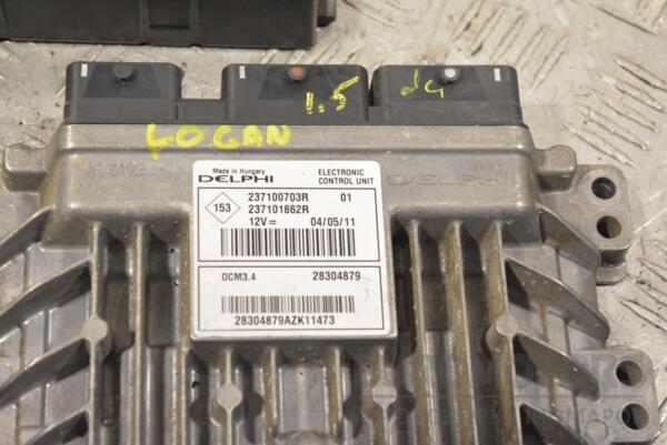 Блок управления двигателем комплект Renault Logan 1.5dCi 2005-2014 237100703R 260103 - 2