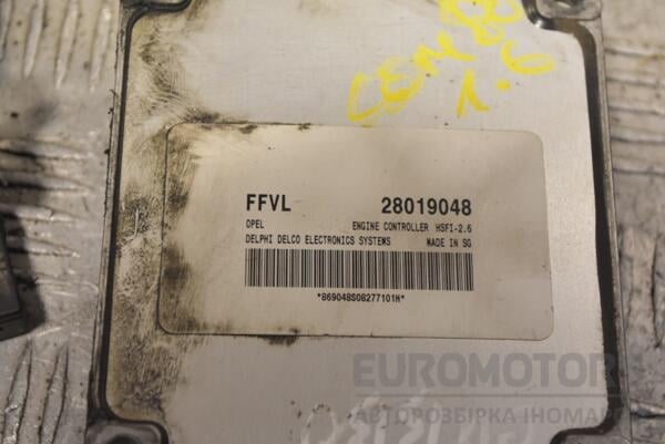Блок управления двигателем комплект Opel Combo 1.6 16V 2001-2011 28019048 260105 - 2