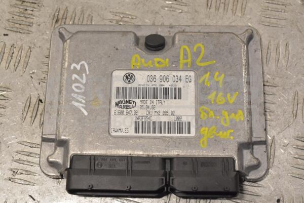 Блок управления двигателем Audi A2 1.4 16V 1999-2005 036906034EG 261670 - 1