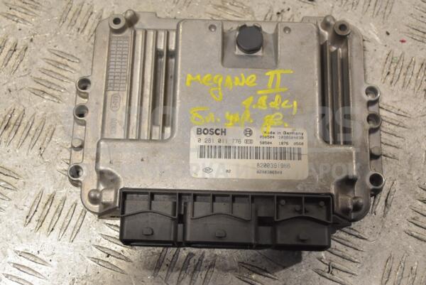 Блок управления двигателем Renault Megane 1.9dCi (II) 2003-2009 0281011776 261699 - 1