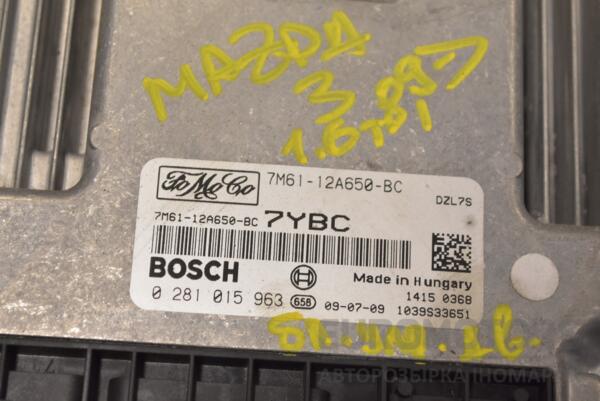 Блок управления двигателем Mazda 3 1.6tdi 2009-2013 0281015963 261819 - 2