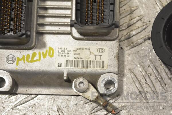 Блок управления двигателем комплект Opel Meriva 1.4 16V 2003-2010 0261208255 262267 - 2