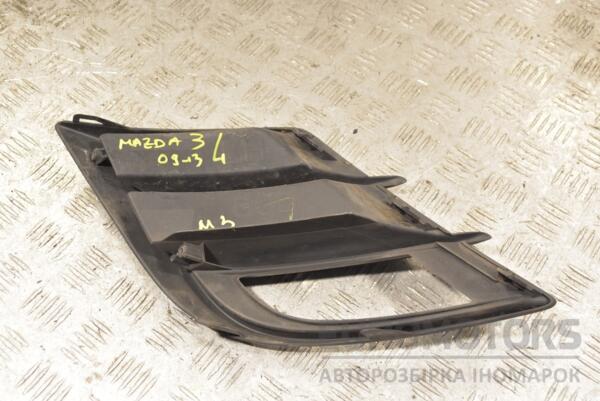 Решітка переднього бампера ліва Mazda 3 2009-2013 BCD250C21 265471 - 2