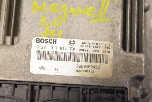 Блок управления двигателем Renault Megane 2.0dCi (II) 2003-2009 0281011814 269127 - 2