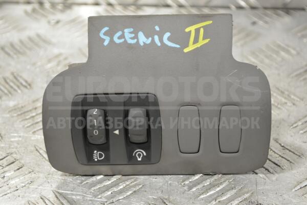 Кнопка коректора фар і підсвічування панелі приладів Renault Scenic (II) 2003-2009 8200121805 270561 euromotors.com.ua