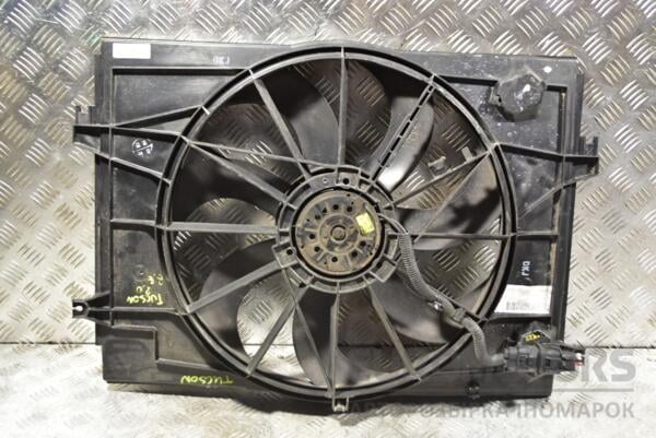 Вентилятор радіатора 7 крильчаток з дифузором Hyundai Tucson 2004-2009 253802EXXX 282915 - 2