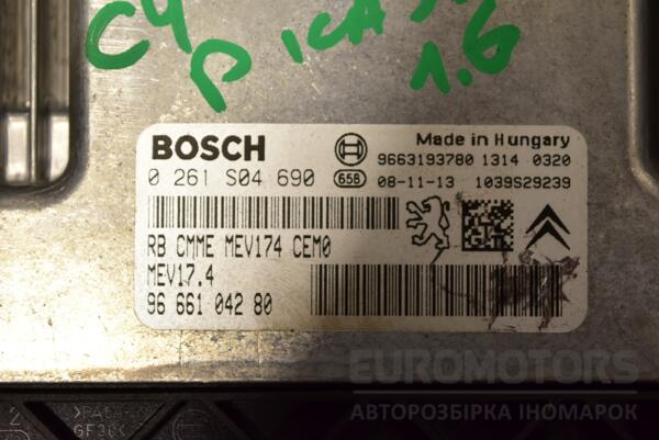 Блок управління двигуном комплект Citroen C4 Picasso 1.6 16V 2007-2014 9663193780 283611 - 2