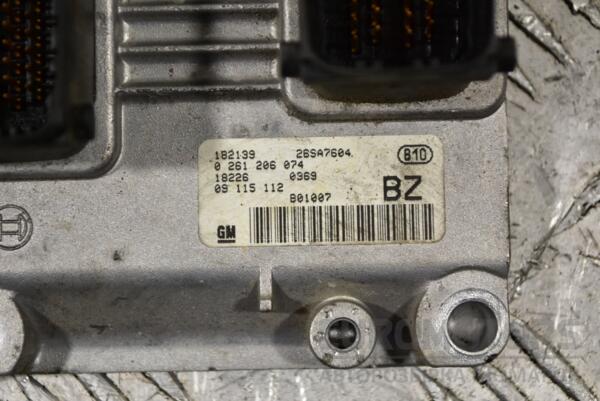 Блок управління двигуном комплект Opel Corsa 1.2 16V (C) 2000-2006 09115112 283641 - 2