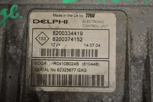 Блок управления двигателем Renault Megane 1.5dCi (II) 2003-2009 R0410B024B 283643 - 2
