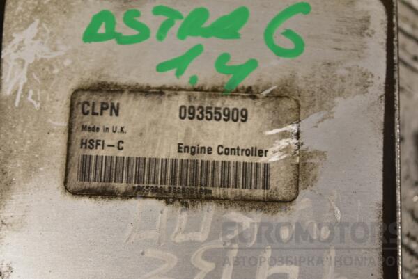 Блок управління двигуном комплект Opel Astra 1.4 16V (G) 1998-2005 09355909 284377 - 2