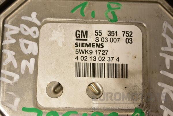 Блок управління двигуном комплект Opel Zafira 1.8 16V (A) 1999-2005 55351752 284629 - 2