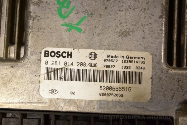 Блок управління двигуном комплект Renault Trafic 2.0dCi 2001-2014 0281014208 284672 - 2