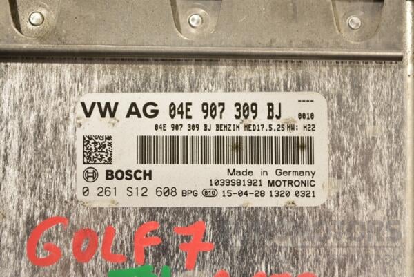 Блок керування двигуном VW Golf 1.4tsi (VII) 2012-2020 04E907309BJ 285524 - 2