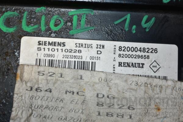 Блок керування двигуном Renault Clio 1.4 16V (II) 1998-2005 8200029658 285878 - 2