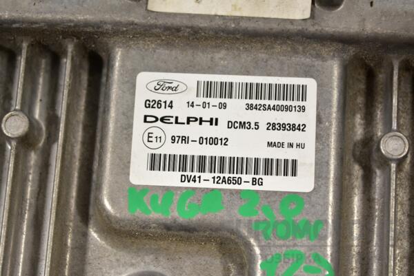 Блок керування двигуном Ford Kuga 2.0tdci 2012-2019 DV4112A650BG 285933 - 2