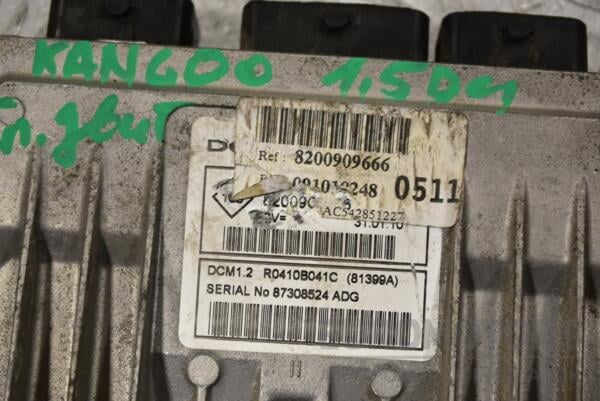 Блок управления двигателем Renault Kangoo 1.5dCi 2008-2013 8200909666 286487 - 2