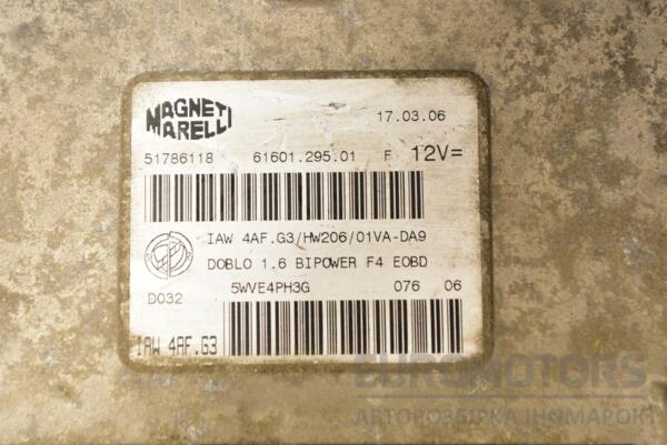 Блок управління двигуном комплект Fiat Doblo 1.6 16V 2000-2009 51786118 286867 - 2